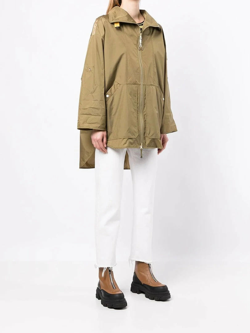 Parajumpers Green 'Hannah' Water Repellent Shacket Clothing 5 Parajumpers Green 'Hannah' Water Repellent Shacket Clothing