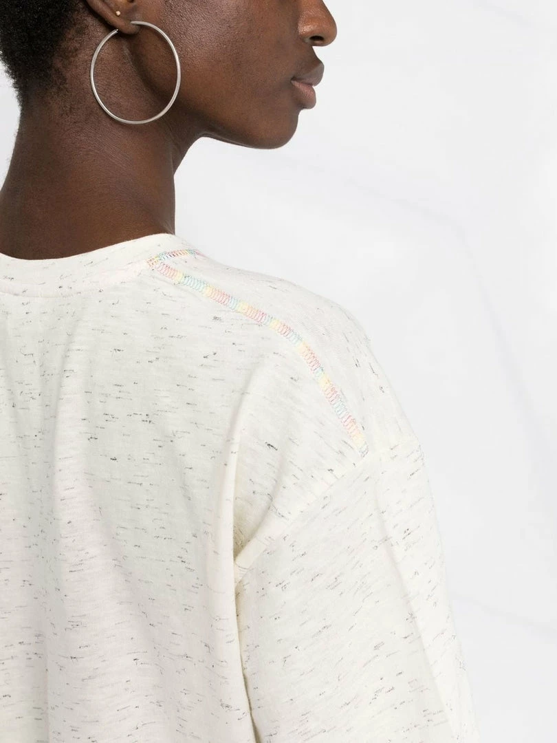 Ganni 'Greetings From' Graphic Cropped T-shirt 5 Ganni 'Greetings From' Graphic Cropped T-shirt