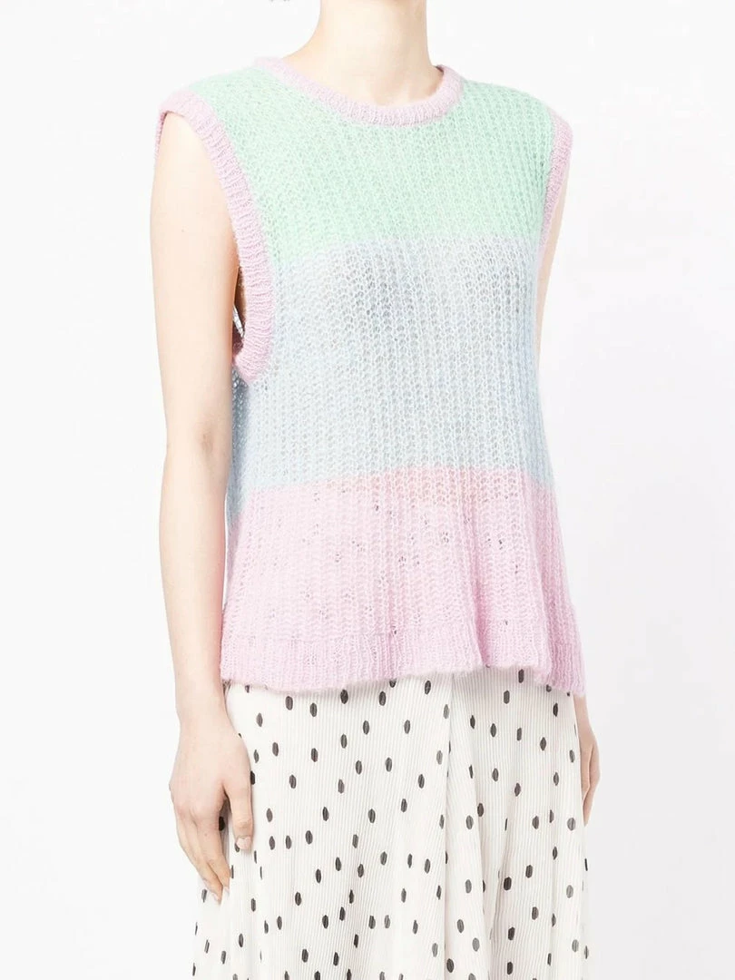Stella Nova Clothing 'Hallie May' Pastel Knit Vest 5 Stella Nova Clothing 'Hallie May' Pastel Knit Vest