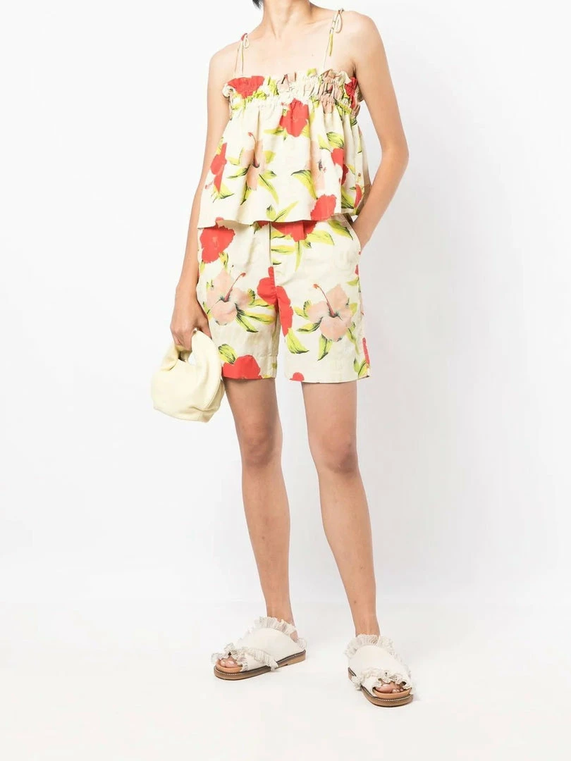 Ganni 'Hawaii Smiley Face Print Shorts' 5 Ganni 'Hawaii Smiley Face Print Shorts'