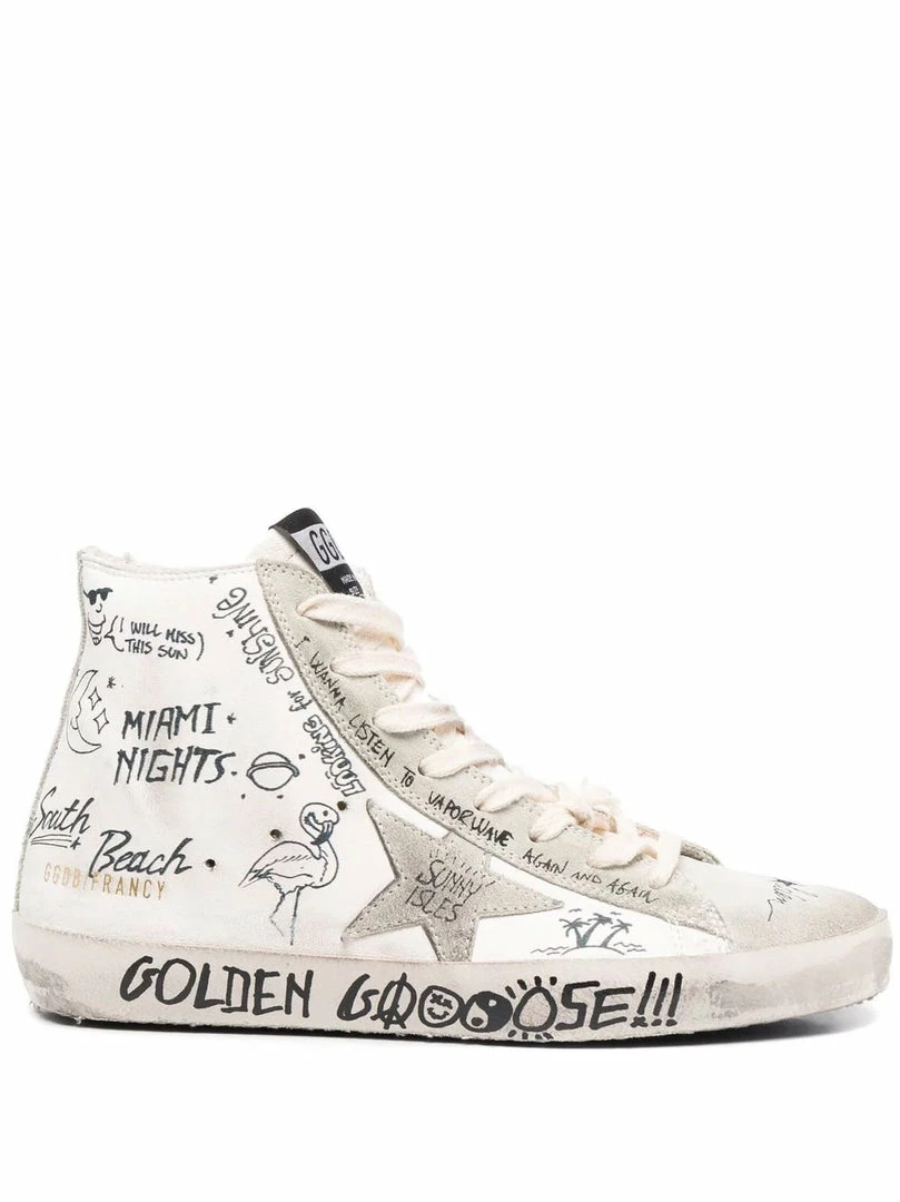 Golden Goose 'High Top Doodle Trainers' Shoes 3 Golden Goose 'High Top Doodle Trainers' Shoes