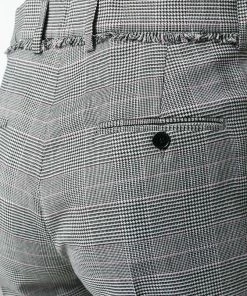 Msgm 'Houndstooth' Flared Trousers Clothing