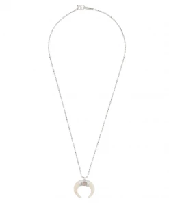Isabel Marant ‘Silver Horn Pendant Necklace’