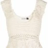 Rixo London 'Indiana' Crochet Top