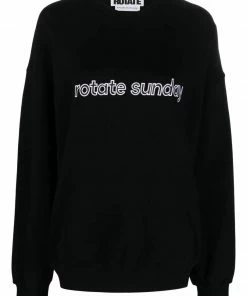 ROTATE Clothing Black'Iris' Sweatshirt