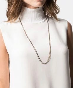Isabel Marant Accessories Navy ‘Multi String Long Necklace'