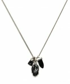 Isabel Marant Black And Silver 'Charm Pendant Necklace' 7 Isabel Marant Black And Silver 'Charm Pendant Necklace'