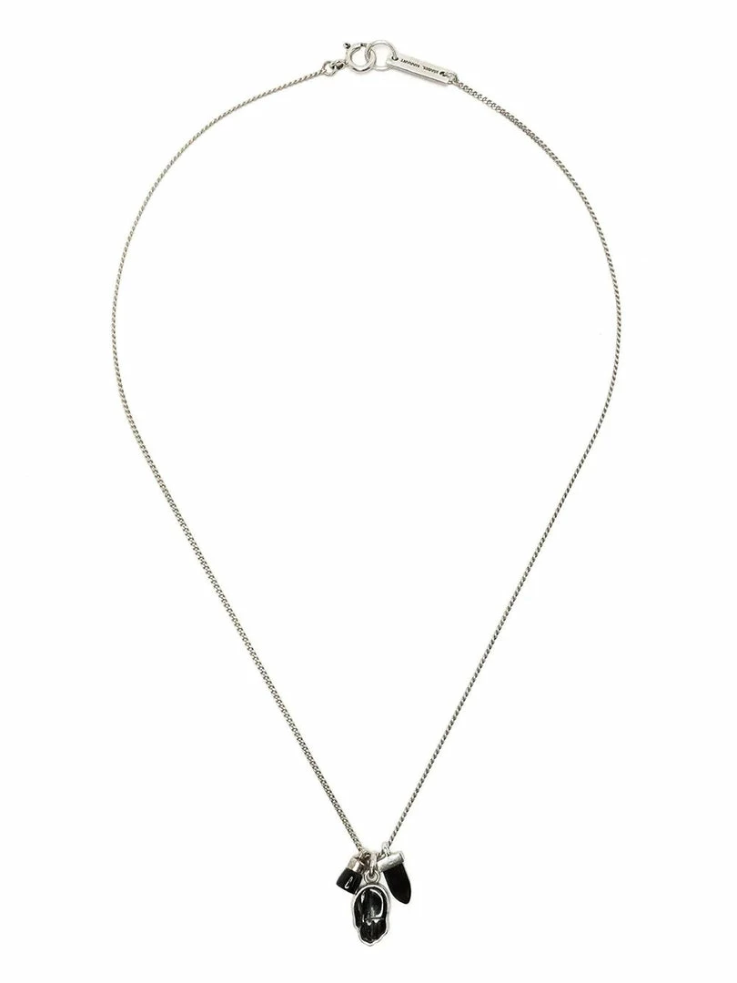 Isabel Marant Black And Silver 'Charm Pendant Necklace' 3 Isabel Marant Black And Silver 'Charm Pendant Necklace'