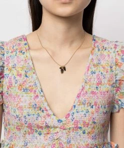 Isabel Marant Accessories Black ‘Charm Detail Necklace’