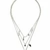Isabel Marant Black And Silver ‘New It’s All’ Chain Necklace Accessories