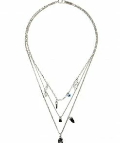 Isabel Marant Black And Silver ‘New It’s All’ Chain Necklace Accessories