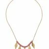 Isabel Marant Pink 'Harlow' Necklace Accessories