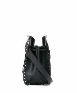 Isabel Marant Silver Studded 'Radja' Large Bucket Bag