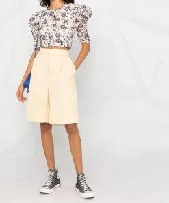 Isabel Marant Etoile Clothing Cream 'Silva' Floral Top