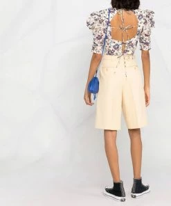 Isabel Marant Etoile Clothing Cream 'Silva' Floral Top 11 Isabel Marant Etoile Clothing Cream 'Silva' Floral Top