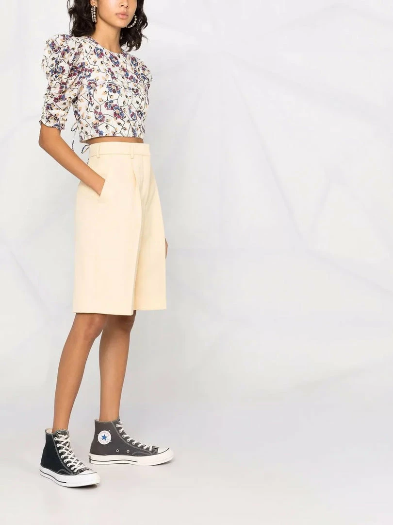 Isabel Marant Etoile Clothing Cream 'Silva' Floral Top 8 Isabel Marant Etoile Clothing Cream 'Silva' Floral Top