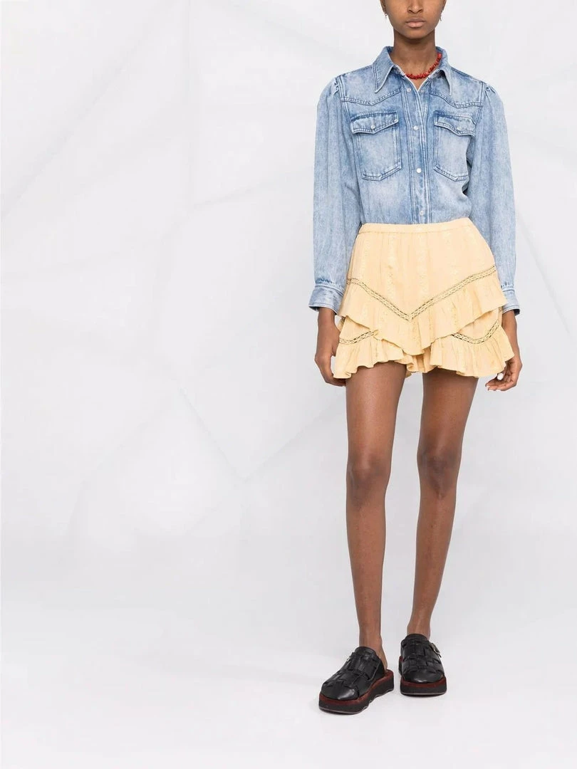 Isabel Marant Etoile Honey Toned 'Jocadia' Shorts Clothing 4 Isabel Marant Etoile Honey Toned 'Jocadia' Shorts Clothing