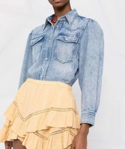 Isabel Marant Etoile Honey Toned 'Jocadia' Shorts Clothing 10 Isabel Marant Etoile Honey Toned 'Jocadia' Shorts Clothing