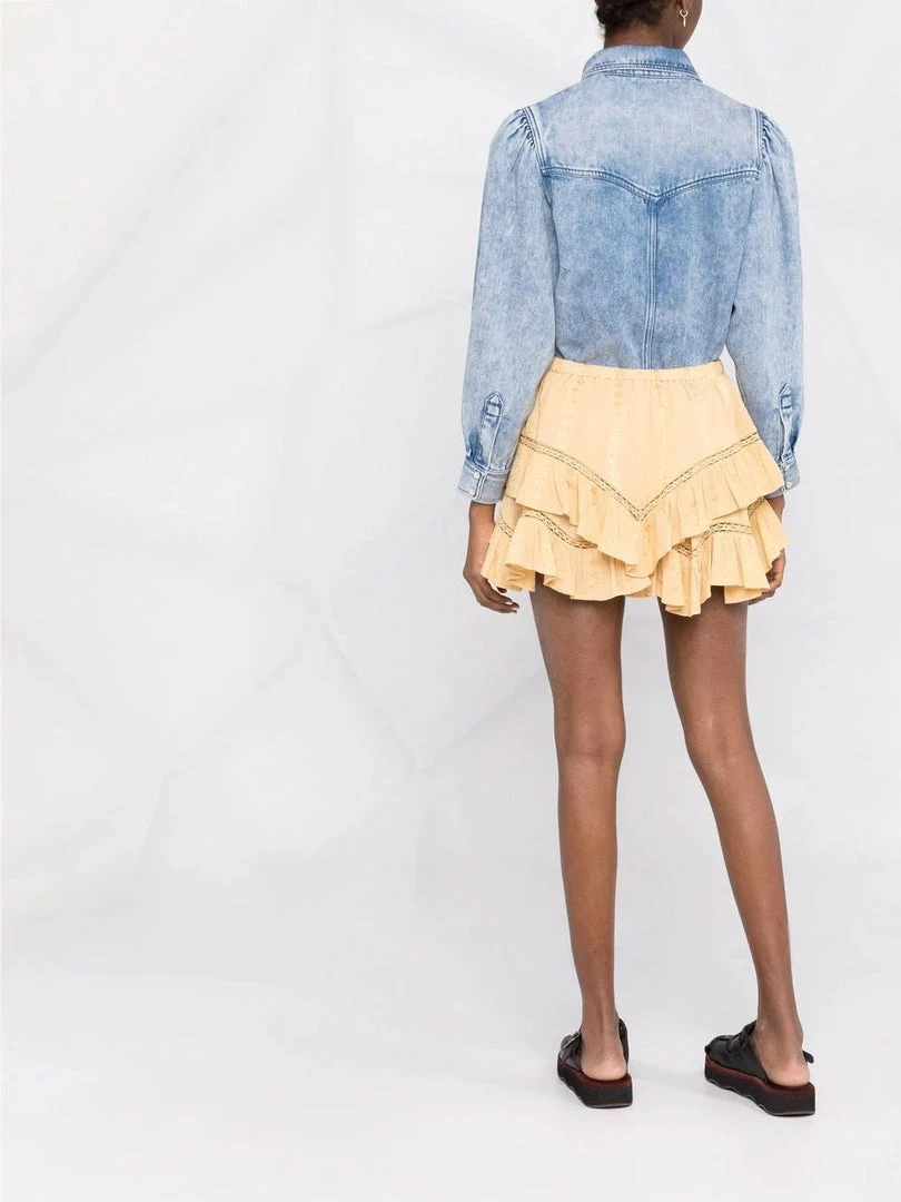 Isabel Marant Etoile Honey Toned 'Jocadia' Shorts Clothing 6 Isabel Marant Etoile Honey Toned 'Jocadia' Shorts Clothing