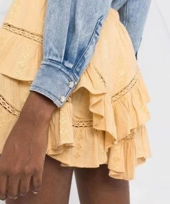 Isabel Marant Etoile Honey Toned 'Jocadia' Shorts Clothing 12 Isabel Marant Etoile Honey Toned 'Jocadia' Shorts Clothing