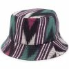Isabel Marant Dark Purple And Green 'Haley' Printed Bucket Hat Accessories