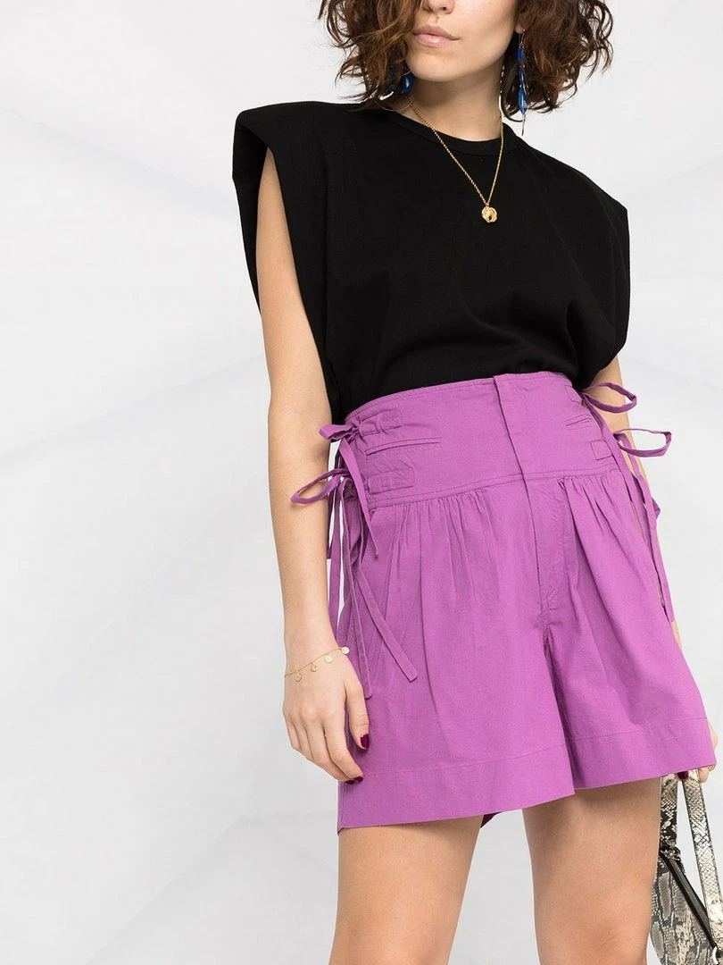 Isabel Marant Etoile Clothing ‘Opala’ High Waist Shorts 7 Isabel Marant Etoile Clothing ‘Opala’ High Waist Shorts