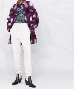 Isabel Marant Etoile Clothing Ecru 'Maloni' Jogging Bottoms