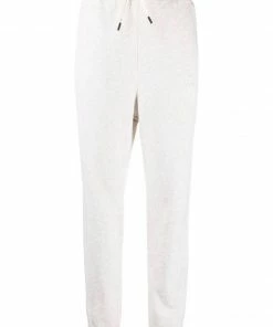 Isabel Marant Etoile Clothing Ecru 'Maloni' Jogging Bottoms
