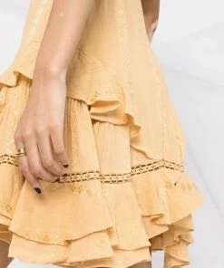 Isabel Marant Etoile Honey 'Jaudrey' Lace Mini Dress Clothing
