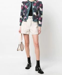 Isabel Marant Etoile 'Hafileal' Geometric Print Jacket Clothing