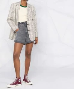 Isabel Marant Etoile ‘Ilindo’ Textured Check Blazer