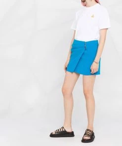 Isabel Marant Etoile Clothing ‘Zewel’ Ochre Logo T-Shirt