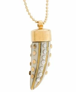 Isabel Marant ‘Sautoir E’ Horn Pendant Necklace