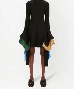 JW Anderson ‘Fluted Sleeve Fitted Mini Dress’