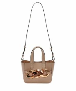 JW Anderson Taupe SS22 ‘Mini Chain Tote Bag’ Bags