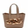 JW Anderson Taupe SS22 ‘Mini Chain Tote Bag’ Bags