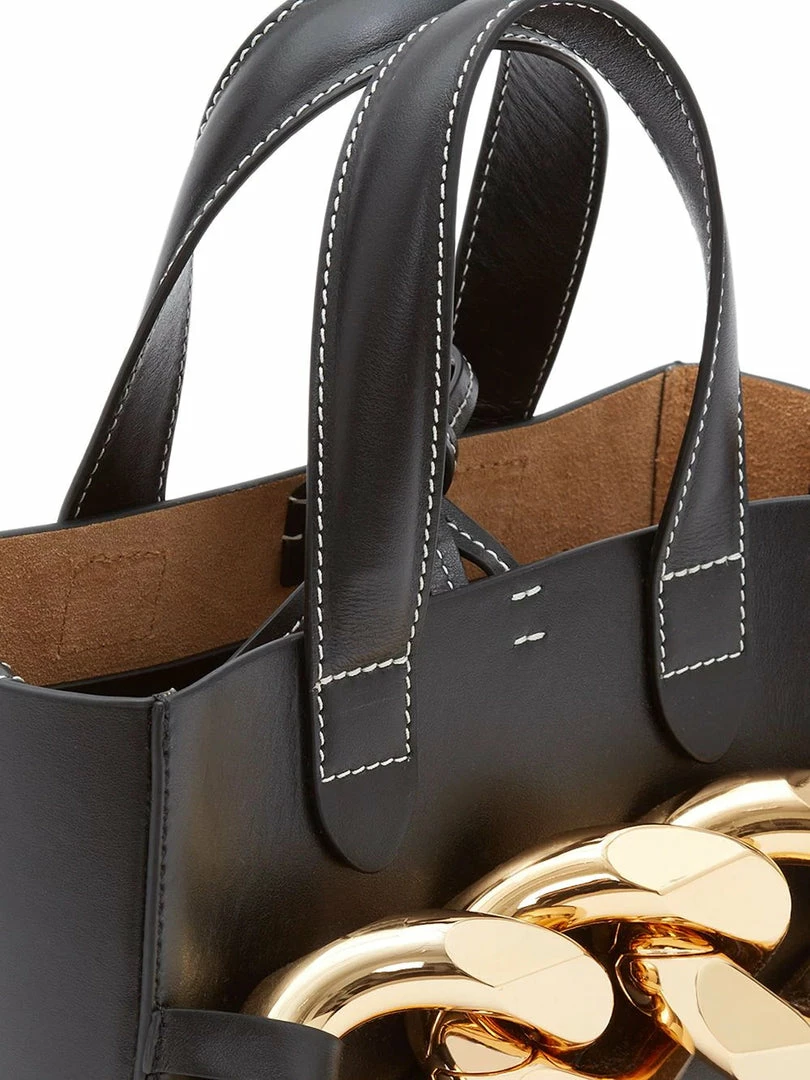 JW Anderson Bags Black SS22 ‘Mini Chain Tote Bag’ 5 JW Anderson Bags Black SS22 ‘Mini Chain Tote Bag’