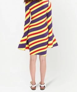 JW Anderson ‘Flare Sleeve Stripe Mini Dress’