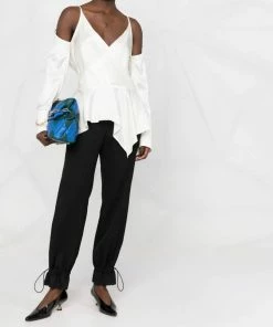 JW Anderson Off White ‘Cold Shoulder Blouse’ Clothing
