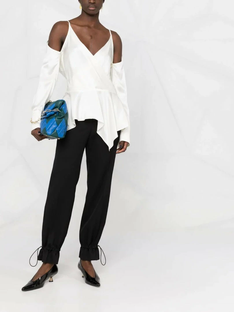 JW Anderson Off White ‘Cold Shoulder Blouse’ Clothing 4 JW Anderson Off White ‘Cold Shoulder Blouse’ Clothing