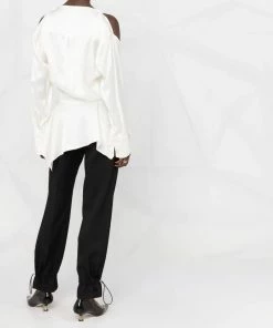 JW Anderson Off White ‘Cold Shoulder Blouse’ Clothing 13 JW Anderson Off White ‘Cold Shoulder Blouse’ Clothing
