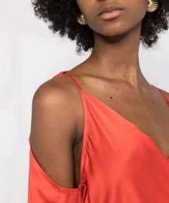 JW Anderson Red ‘Cold Shoulder Blouse’ Clothing