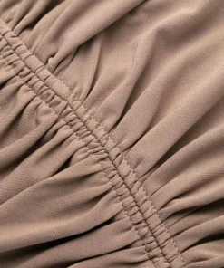 Self Portrait 'Jersey One Shoulder Ruched Midi Dress' Clothing