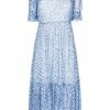 Baum Und Pferdgarten Blue 'Jocelyn' Leopard Mesh Midi Dress 2 Baum Und Pferdgarten Blue 'Jocelyn' Leopard Mesh Midi Dress