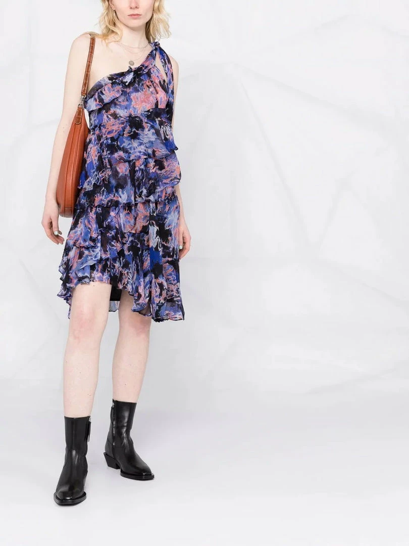 IRO 'Jofrey' Black Printed Dress Clothing 4 IRO 'Jofrey' Black Printed Dress Clothing