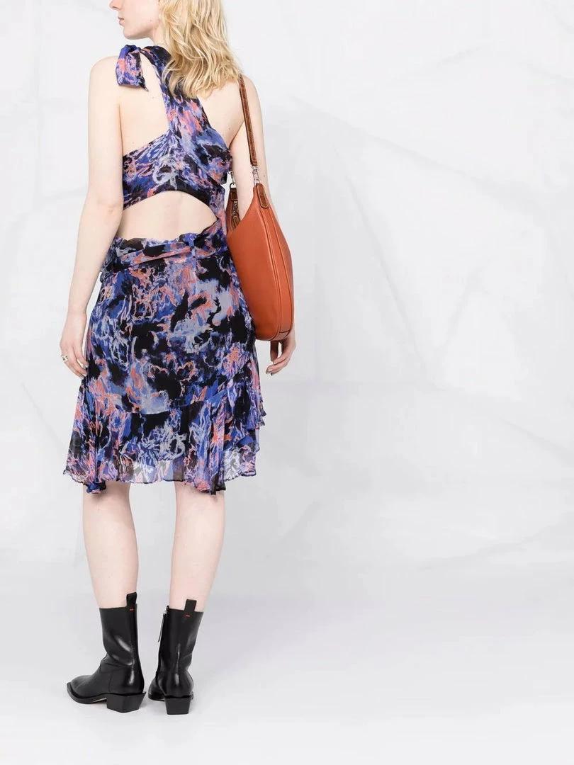 IRO 'Jofrey' Black Printed Dress Clothing 8 IRO 'Jofrey' Black Printed Dress Clothing