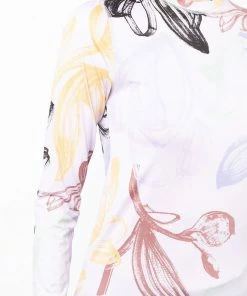 Stine Goya 'Juno' Lilac Long Sleeve Floral Top Clothing