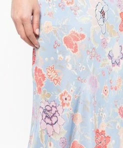 Rixo London 'Kelly' Peony Floral Midi Skirt