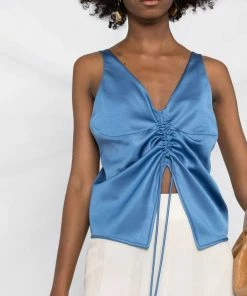 NANUSHKA 'Klara' Ruched Top Clothing