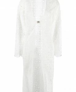 ROTATE White 'Kwamie' Robe Clothing